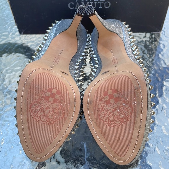 Vince Camputo dark silver studded Madelyn size 7.5 - Picture 4 of 7